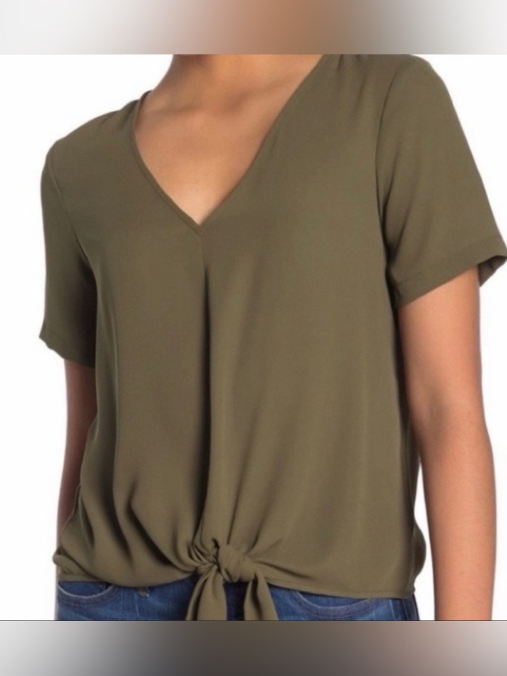 Madewell Novel Tie-Front Top